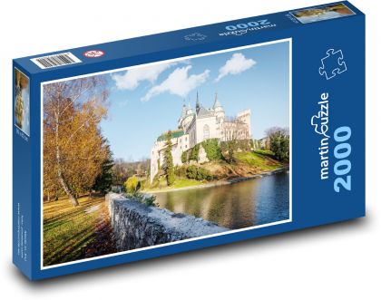 Slovensko - Bojnický zámok - Puzzle 2000 dielikov, rozmer 90x60 cm 
