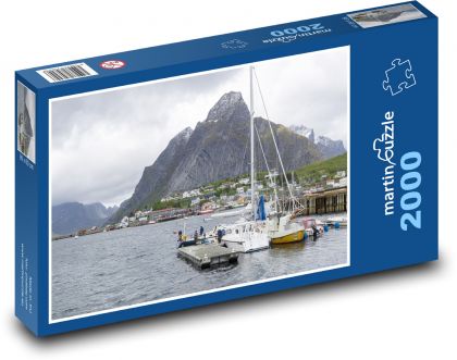 Lofoty - Norwegia - Puzzle 2000 elementów, rozmiar 90x60 cm