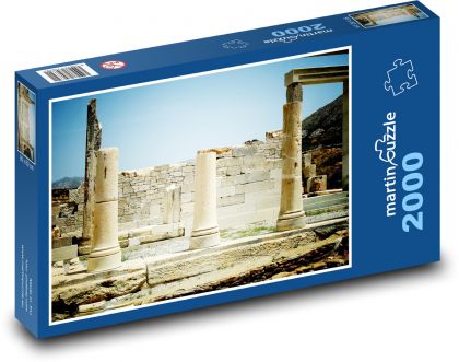 Pozostatky chrámu - Grécko - Puzzle 2000 dielikov, rozmer 90x60 cm 