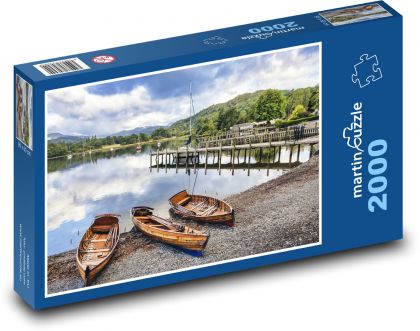 Jezero v Ambleside - Anglie - puzzle 2000 dílků