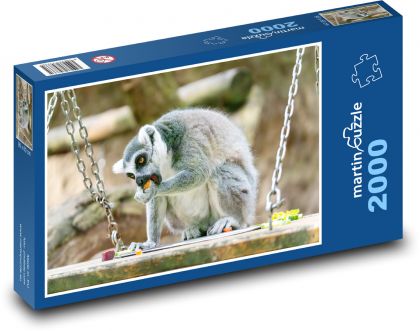 Lemur - Puzzle 2000 pieces, size 90x60 cm 
