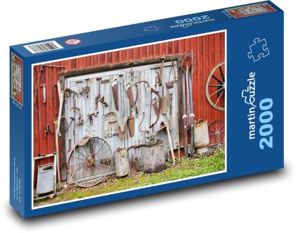 Old tools - Puzzle 2000 pieces, size 90x60 cm 