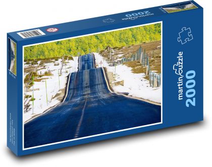 Wavy Path - Puzzle 2000 pieces, size 90x60 cm 
