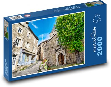 France - Medieval Town - Puzzle 2000 pieces, size 90x60 cm 