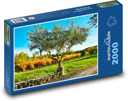 Strom - olivy - Puzzle 2000 dielikov, rozmer 90x60 cm 