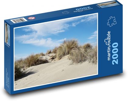 Wydma - piasek - Puzzle 2000 elementów, rozmiar 90x60 cm