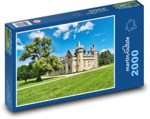 Opátstvo - Abbaye de Loc Dieu - Aveyron - Francúzsko Puzzle 2000 dielikov - 90 x 60 cm