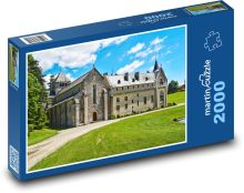 Francúzsko - Abbaye de Loc Dieu Puzzle 2000 dielikov - 90 x 60 cm
