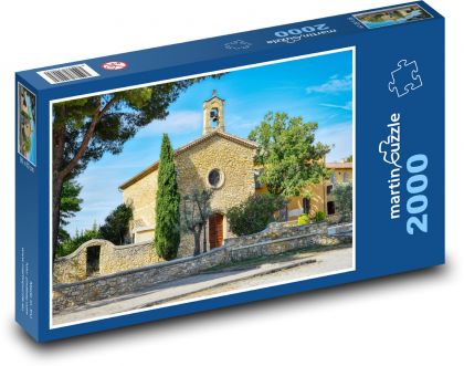France - chapel, architecture - Puzzle 2000 pieces, size 90x60 cm 
