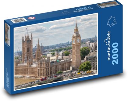 England - London - Puzzle 2000 pieces, size 90x60 cm 