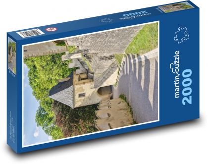 Zamek - brama - Puzzle 2000 elementów, rozmiar 90x60 cm