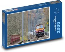 Železnica - vlak Puzzle 2000 dielikov - 90 x 60 cm