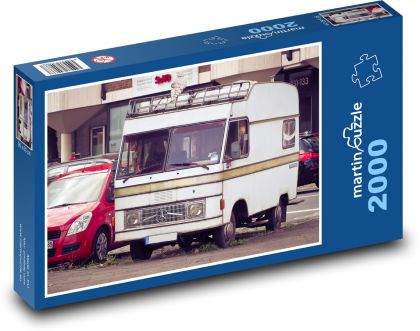 Obytný automobil - Puzzle 2000 dílků, rozměr 90x60 cm