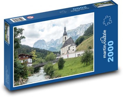 Alpen - Kirche - Puzzle - 2000 Teile