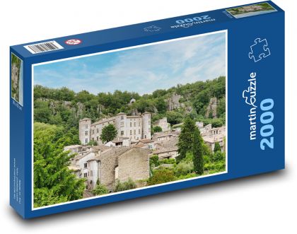 Středověký zámek - puzzle 2000 dílků