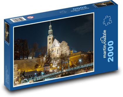 Salzburg - Kościół - Puzzle 2000 elementów, rozmiar 90x60 cm
