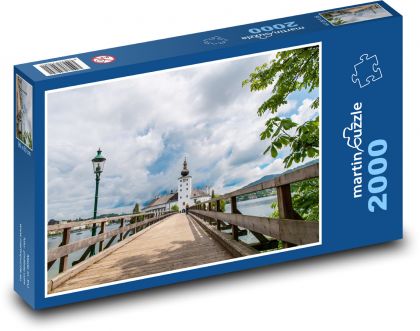 Rakousko - Gmunden - puzzle 2000 dílků