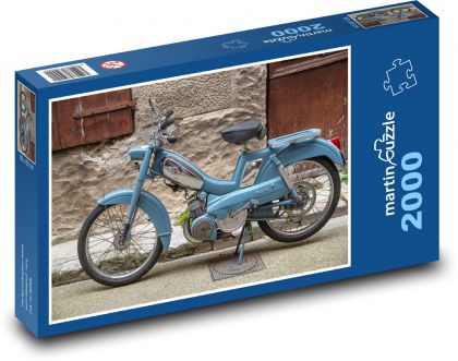 Starý moped - Puzzle 2000 dielikov, rozmer 90x60 cm 