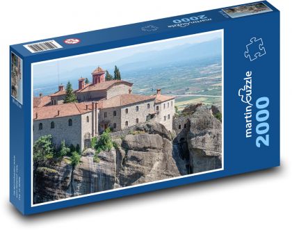 Monastery - Greece - Puzzle 2000 pieces, size 90x60 cm 