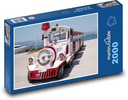 Tourist train - Puzzle 2000 pieces, size 90x60 cm 