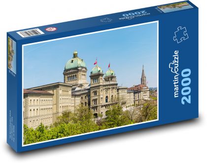 Federální budova Bern - puzzle 2000 dílků