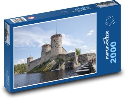 Schloss Olavinlinna - Finnland - Puzzle - 2000 Teile
