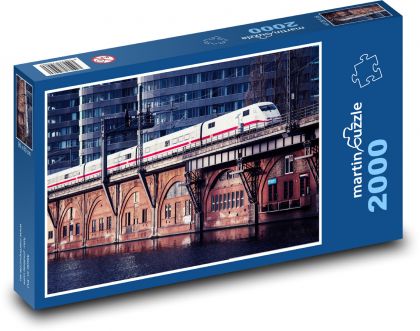 Rail - Train - Puzzle 2000 pieces, size 90x60 cm 