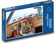 Auto - veterán Puzzle 2000 dílků - 90 x 60 cm