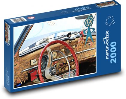 Auto - veterán - Puzzle 2000 dílků, rozměr 90x60 cm