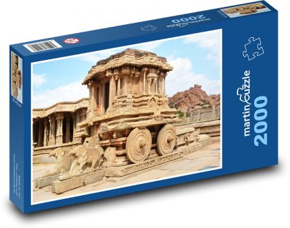 Hampi - India - Puzzle 2000 pieces, size 90x60 cm 
