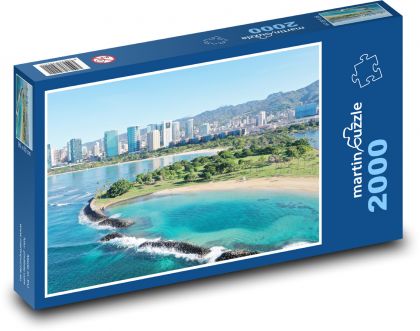 Oahu - Havaj - Puzzle 2000 dielikov, rozmer 90x60 cm 