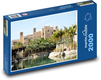 Dubaj - Palms - Puzzle 2000 elementów, rozmiar 90x60 cm