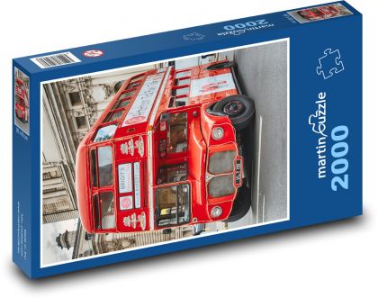 Bus - London - Puzzle 2000 pieces, size 90x60 cm 