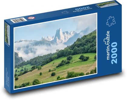 Príroda - hory - Puzzle 2000 dielikov, rozmer 90x60 cm 