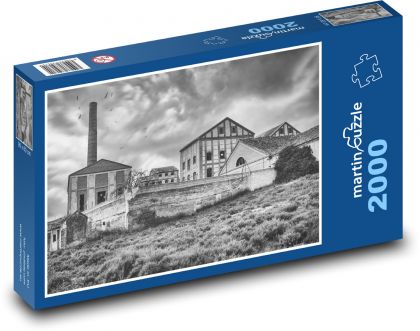 Opustená továreň - Puzzle 2000 dielikov, rozmer 90x60 cm 