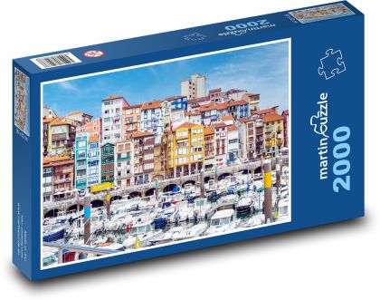 Prístavné mesto - Puzzle 2000 dielikov, rozmer 90x60 cm 