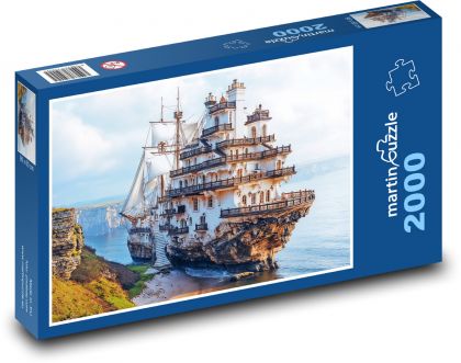 Segelboote auf See - Puzzle - 2000 Teile