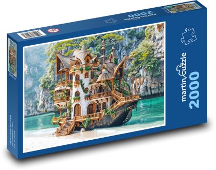 Boot auf See - Puzzle - 2000 Teile