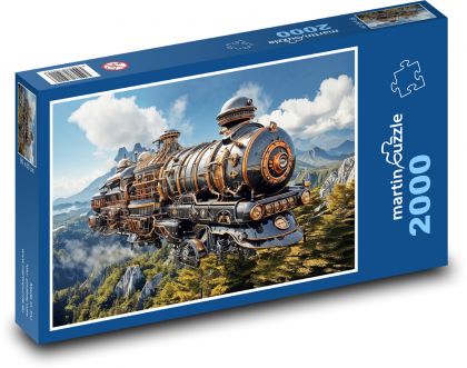 Zug - Lokomotive - Puzzle - 2000 Teile