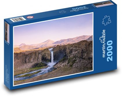 Wodospad - Puzzle 2000 elementów, rozmiar 90x60 cm