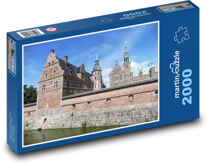 Dánsko - Frederiksborg - Puzzle 2000 dielikov, rozmer 90x60 cm 
