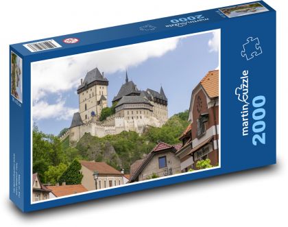 Česká republika - Karlštejn - Puzzle 2000 dílků, rozměr 90x60 cm