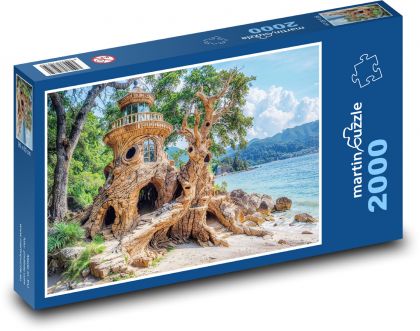 Dům na stromě - puzzle 2000 dílků