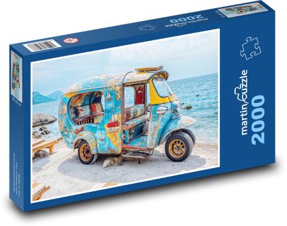 Strandauto - Puzzle - 2000 Teile