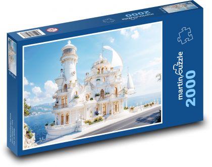 Luksusowa willa nad morzem - Puzzle 2000 elementów, rozmiar 90x60 cm