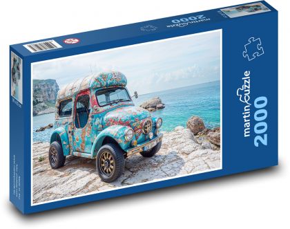 Retro-Auto - Puzzle - 2000 Teile