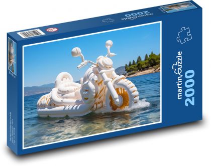 Motorrad auf See - Puzzle - 2000 Teile