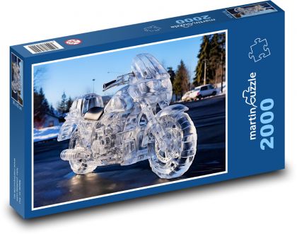 Motorrad - Eis - Puzzle - 2000 Teile