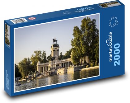 Madrid - Španělsko, park - Puzzle 2000 dílků, rozměr 90x60 cm