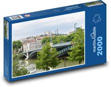 Lyon - Frankreich, Fluss Puzzle 2000 Teile - 90 x 60 cm